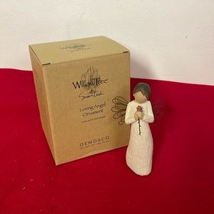 Willow Tree **LOVING ANGEL** Ornament 4.5 " Tall Artist Susan Lordi Demdaco